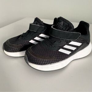Adidas Kids Black and White Sneakers